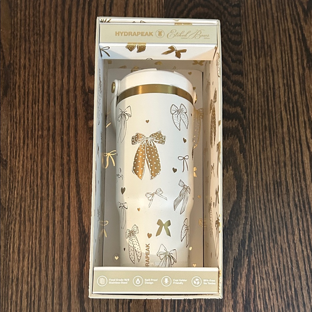 Hydrapeak Etched Bows Limited Edition Tumbler